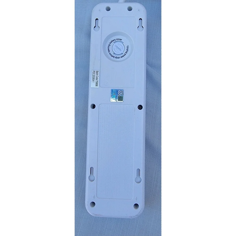 Zilla Digital Power Center 8 Outlet Surge Protector Timer Strip White 09304-1